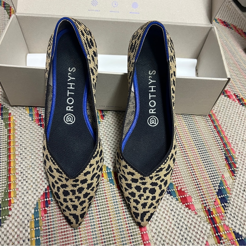 Rothy's Women's Leopard Print Flats